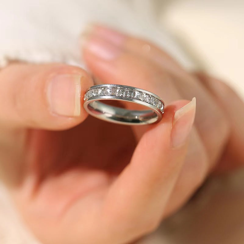 Anillos de acero de titanio al por mayor